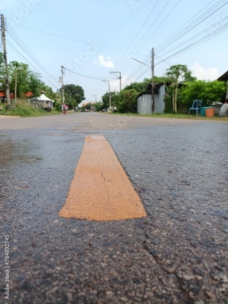 Obraz crossing in the city
