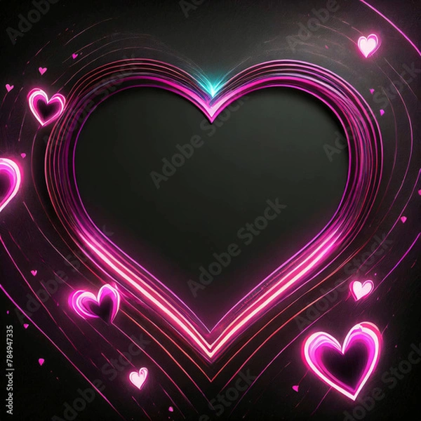 Obraz background with heart