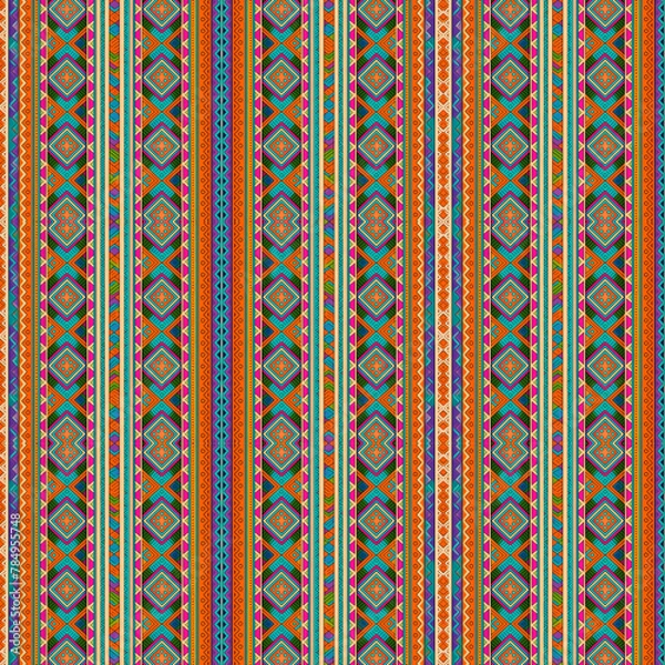 Obraz cloth pattern, seamless pattern,batik cloth