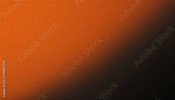 Obraz Urban Edge: Orange and Black Gradient Texture