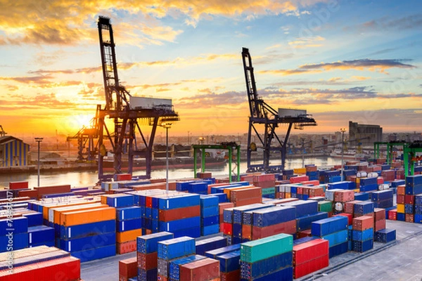 Obraz Port w Casablance w Maroku