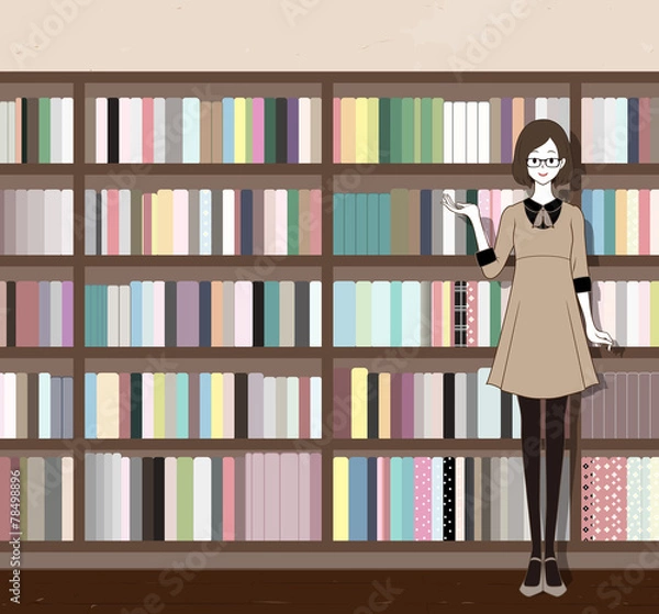 Obraz 本棚　紹介　シック