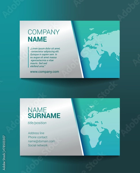 Obraz Business card