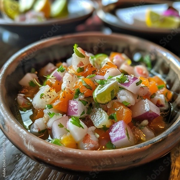Obraz vegetable salad in a bowl