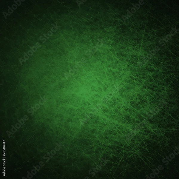 Obraz Grunge green background with ancient ornament
