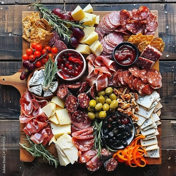 Obraz meat and vegetables