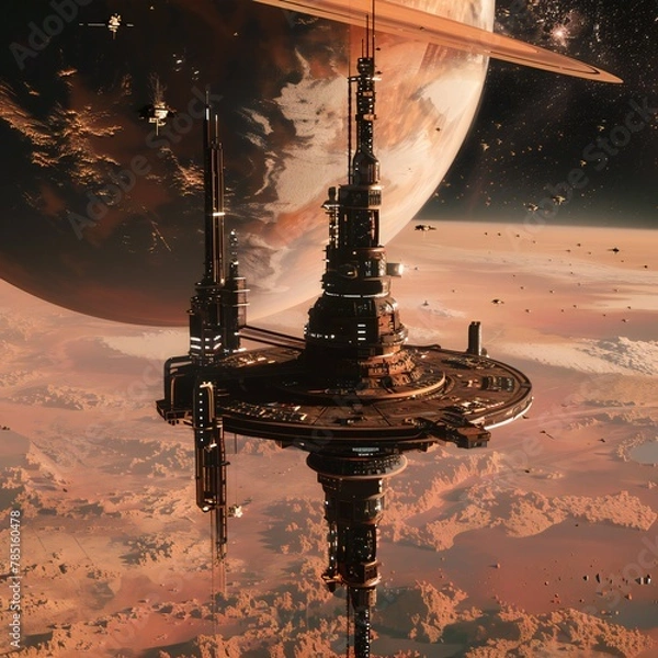 Obraz pump in the desert