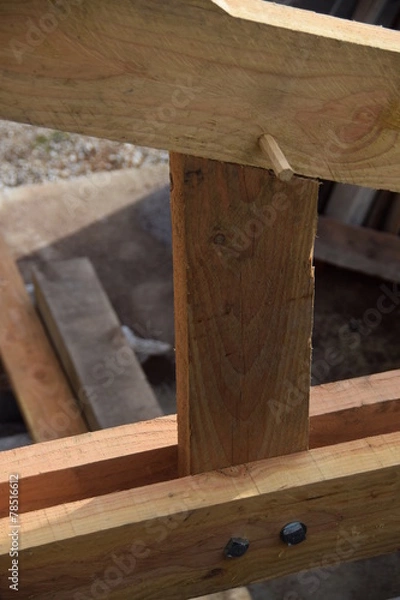 Fototapeta charpente