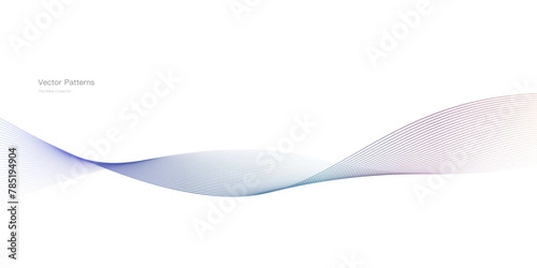 Obraz グラデーションの背景ベクター素材