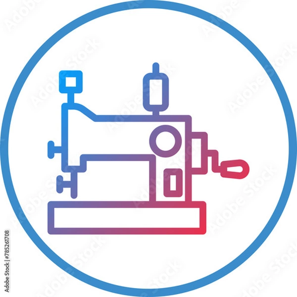 Obraz Vector Design Sewing Machine Icon Style