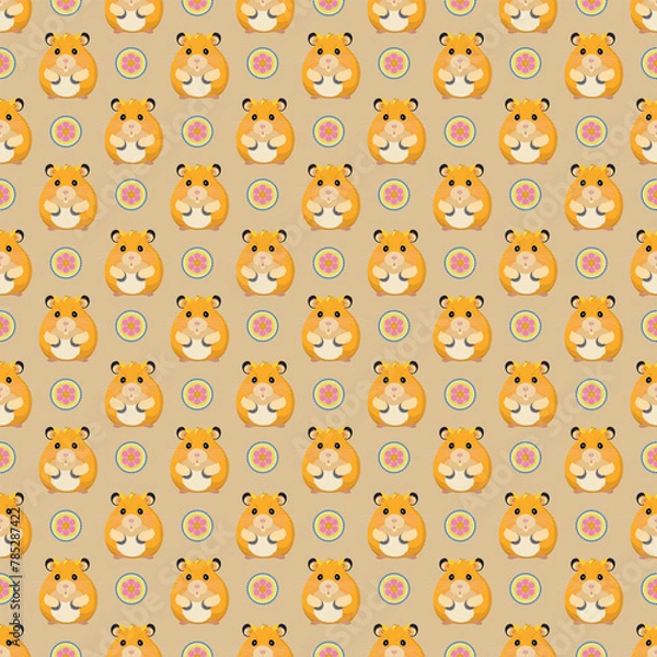 Obraz Hamster pattern