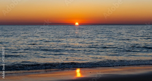 Obraz Sundown at the Costa Brava