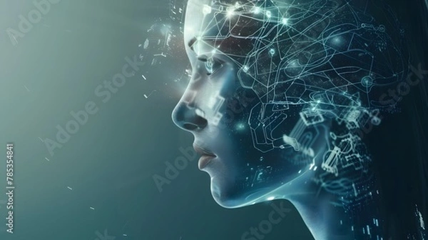 Fototapeta 人工知能のイメージ