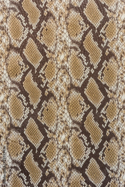 Fototapeta texture of print fabric stripes snake leather