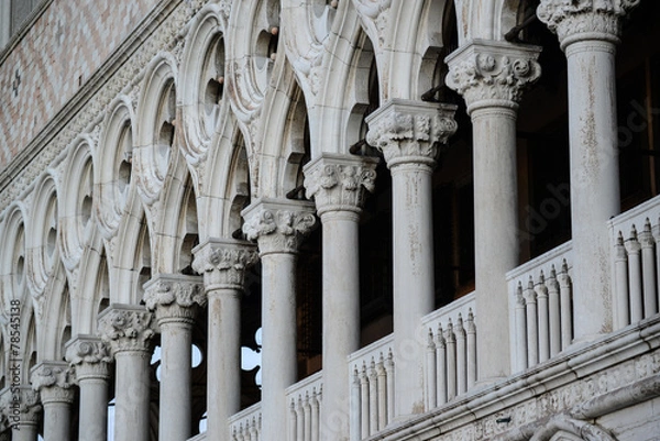Fototapeta Architecture details near San Marco Piazza at Venice Italy