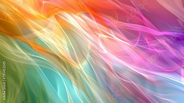 Fototapeta A Bright and Colorful Raimbow Background