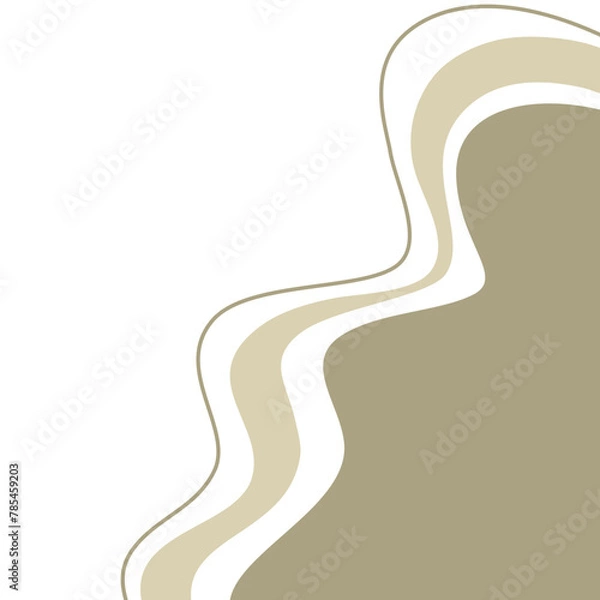 Fototapeta abstract wavy background. abstract green aesthetic background. green aesthetic fluid background. green aesthetic wavy background. soft liquid wave. cute wavy shape element.