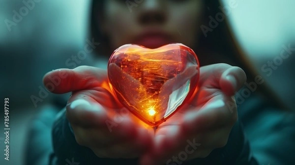 Fototapeta Transparent Heart