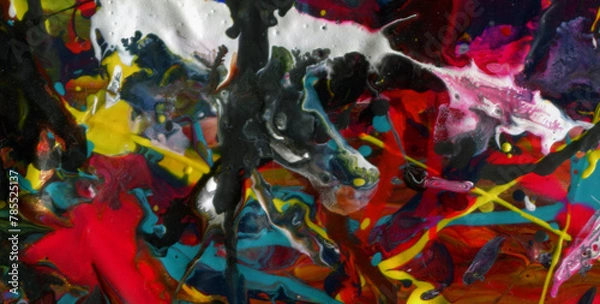 Obraz Abstract Delight with a Multitude of Colors and Patterns