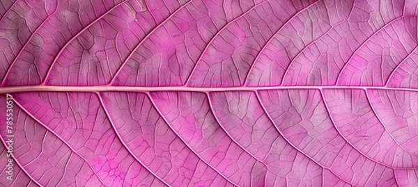 Fototapeta Delicate pink leaf skeleton macro texture background in soft pastel colors, natural pattern concept