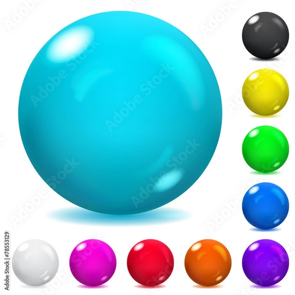 Obraz Multicolored spheres