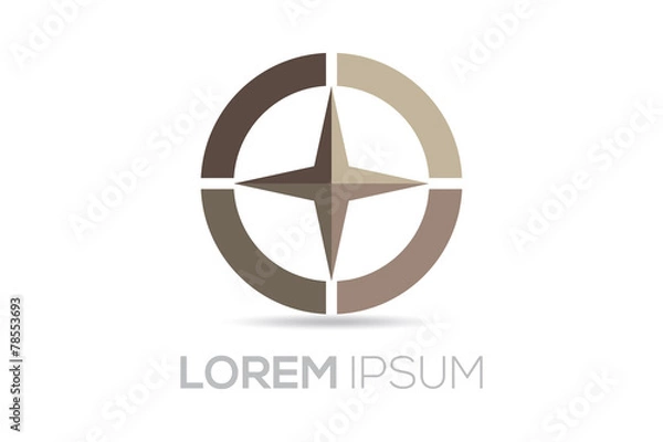 Obraz Vektör Logo Pusula