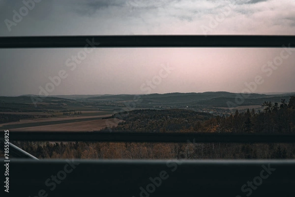 Obraz sunset over the mountains