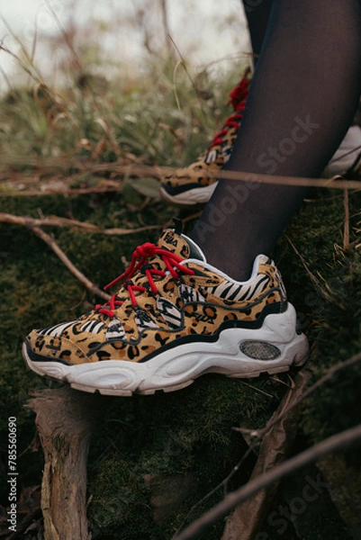 Obraz boots in forest