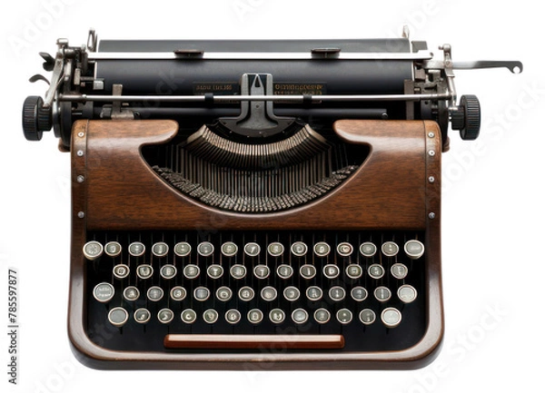 Fototapeta PNG Correspondence electronics technology typewriter