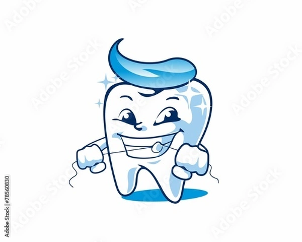 Obraz Smile Dental Floss