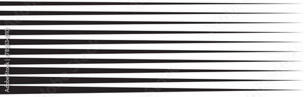 Fototapeta Abstract black blend lines with oblique stripe on white background vector illustration