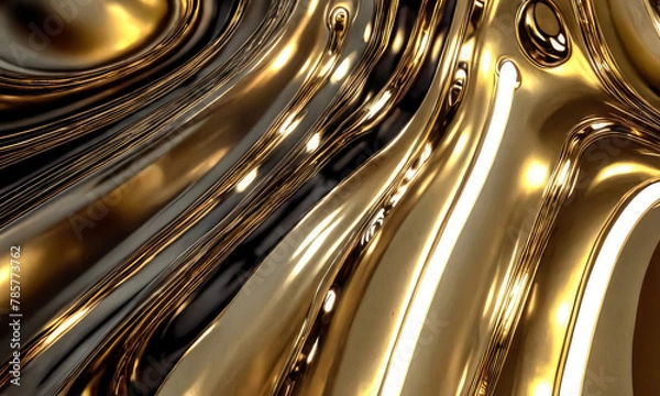 Obraz Shimmering Elegance: Mesmerizing Gold Texture Backgrounds