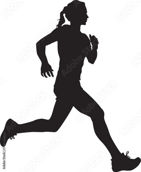 Fototapeta Vector silhouette 