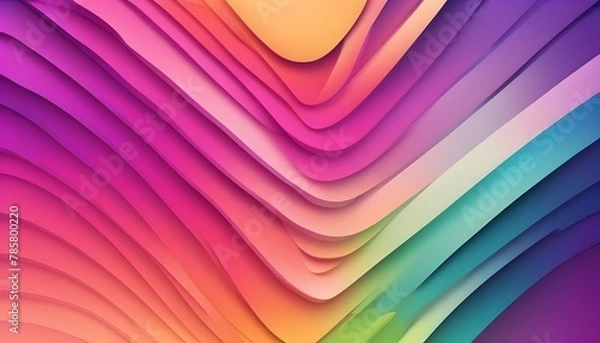 Obraz Gradient blue and pink background