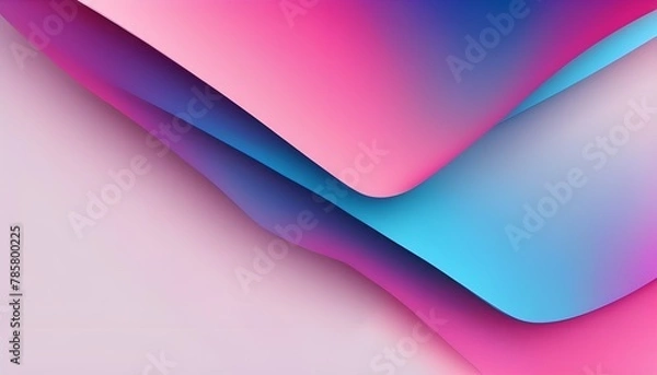 Obraz Gradient blue and pink background