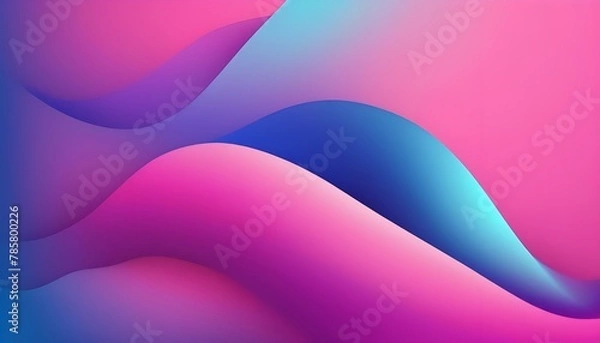 Obraz Gradient blue and pink background