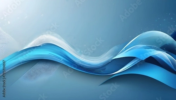 Obraz simple blue white background