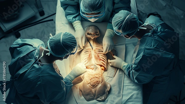 Obraz Dissection of alien being