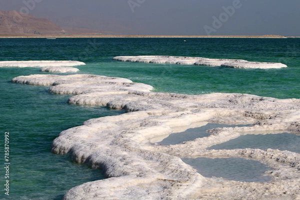 Fototapeta The Dead Sea is a closed, endorheic body of water in the Middle East between Israel and Jordan.