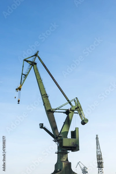 Obraz Shipyard area heavy Industry