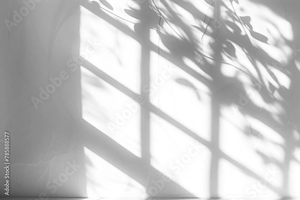 Obraz Window shadow png overlay effect, transparent background