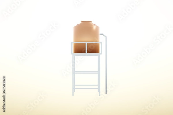 Obraz Water Tank 3D Rendered Image