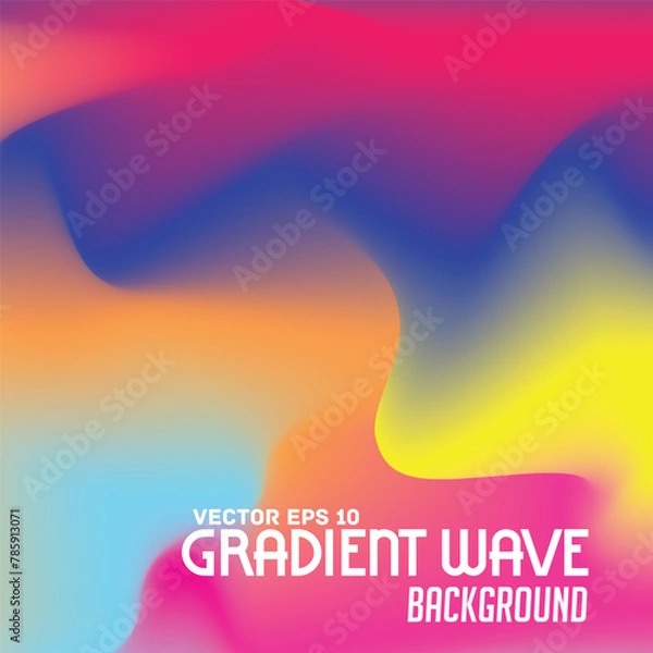 Fototapeta colorful gradient vector background design illustrator