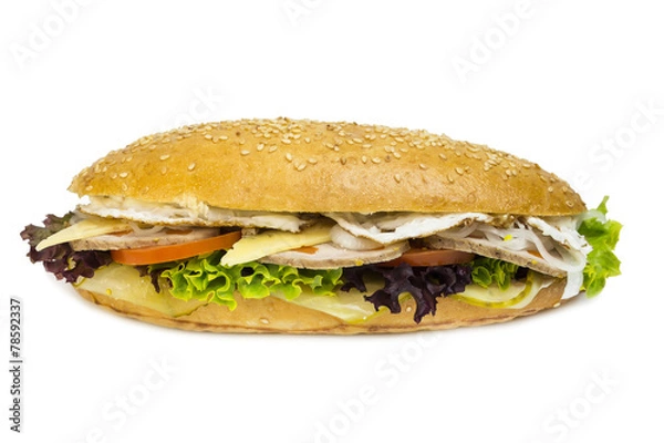 Fototapeta sandwich