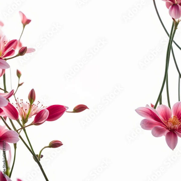 Obraz Flower frame background_12
