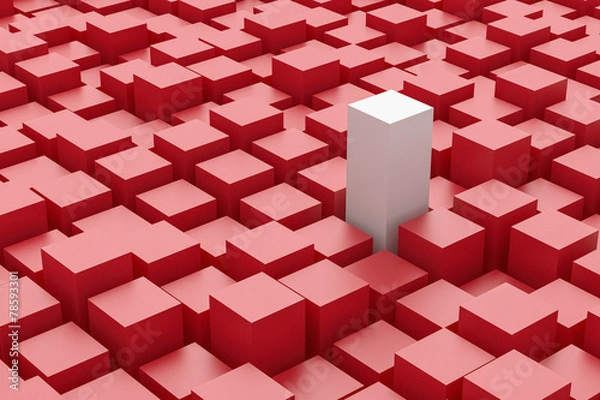 Obraz Standing out from the crowd