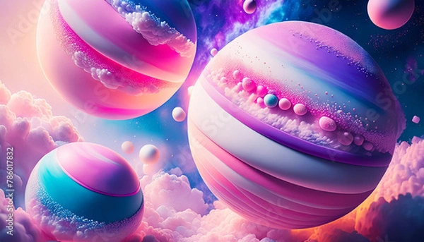 Obraz スイーツの惑星