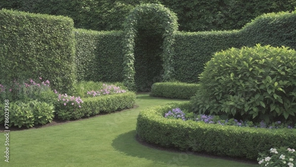 Obraz path in garden