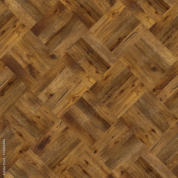 Obraz grunge parquet flooring design seamless texture for 3d interior