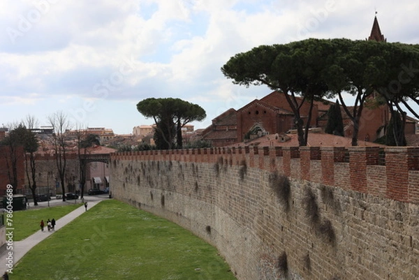 Obraz castle in the city